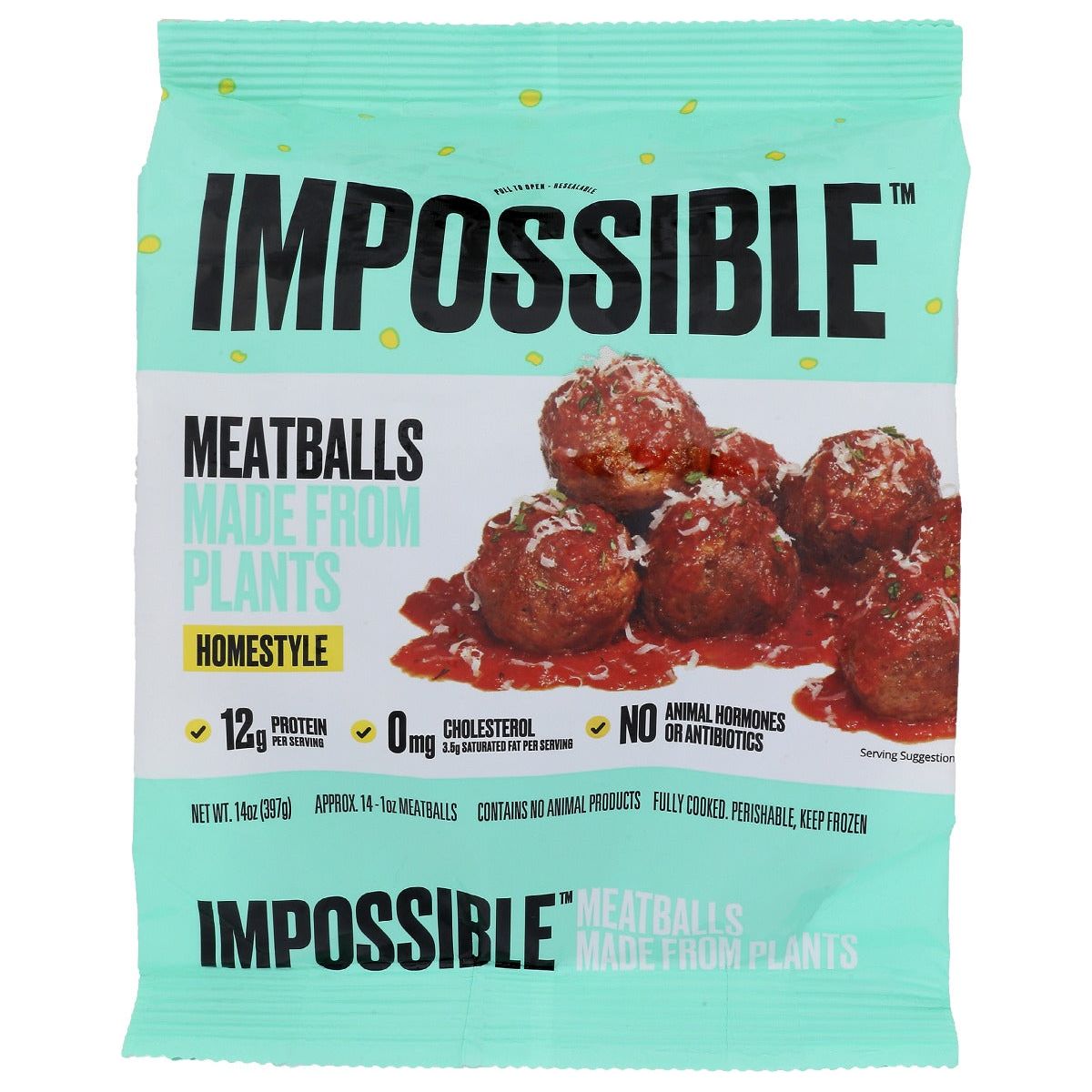 IMPOSSIBLE FOODS: Meatballs Plant Based, 14 oz - #tag1# - #tag2#