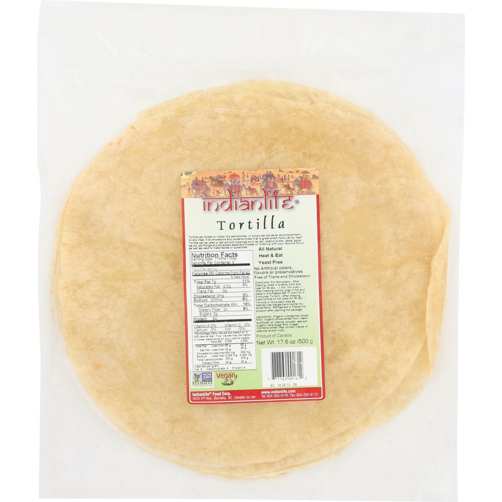 INDIANLIFE: Tortilla Wrap, 500 gm - #tag1# - #tag2#