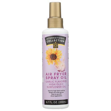 INTERNATIONAL COLLECTION: Sunflower and Garlic Air Fryer Spray Oil, 6.7 fo - #tag1# - #tag2#