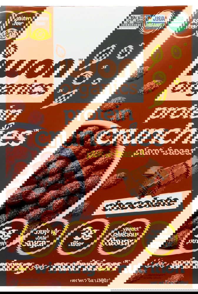 IWON ORGANICS: Crunchies Protein Choco, 7 oz - #tag1# - #tag2#