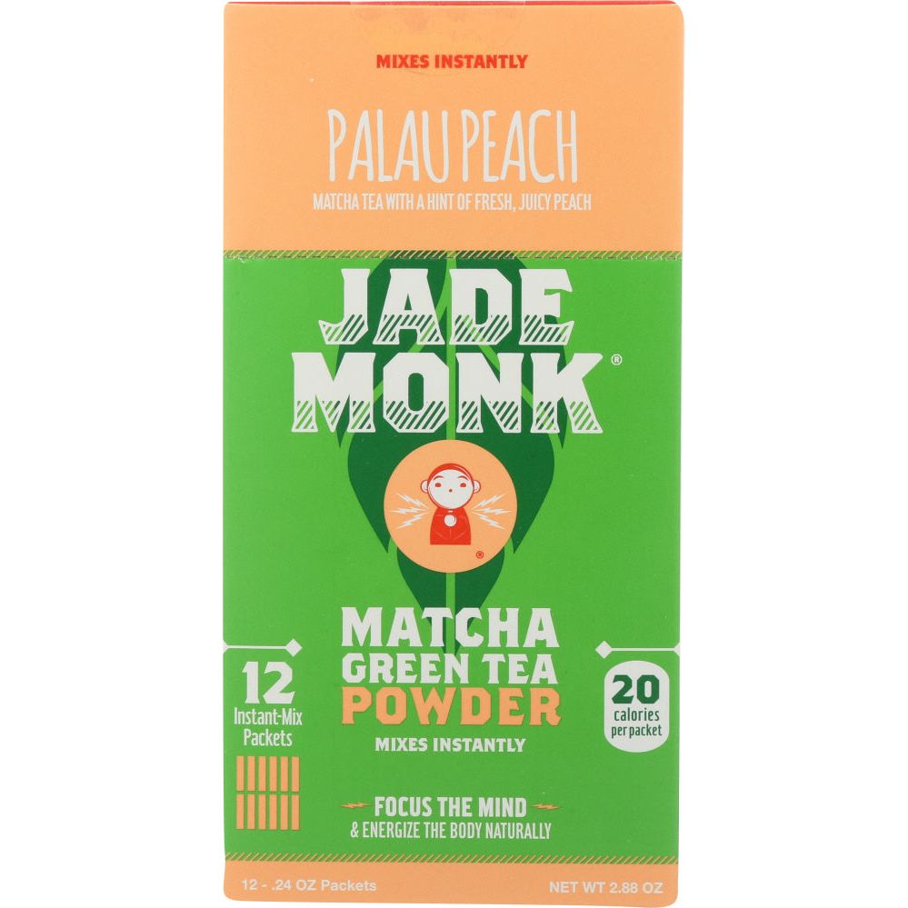 JADE MONK: Palau Peach Matcha Tea, 2.88 oz - #tag1# - #tag2#