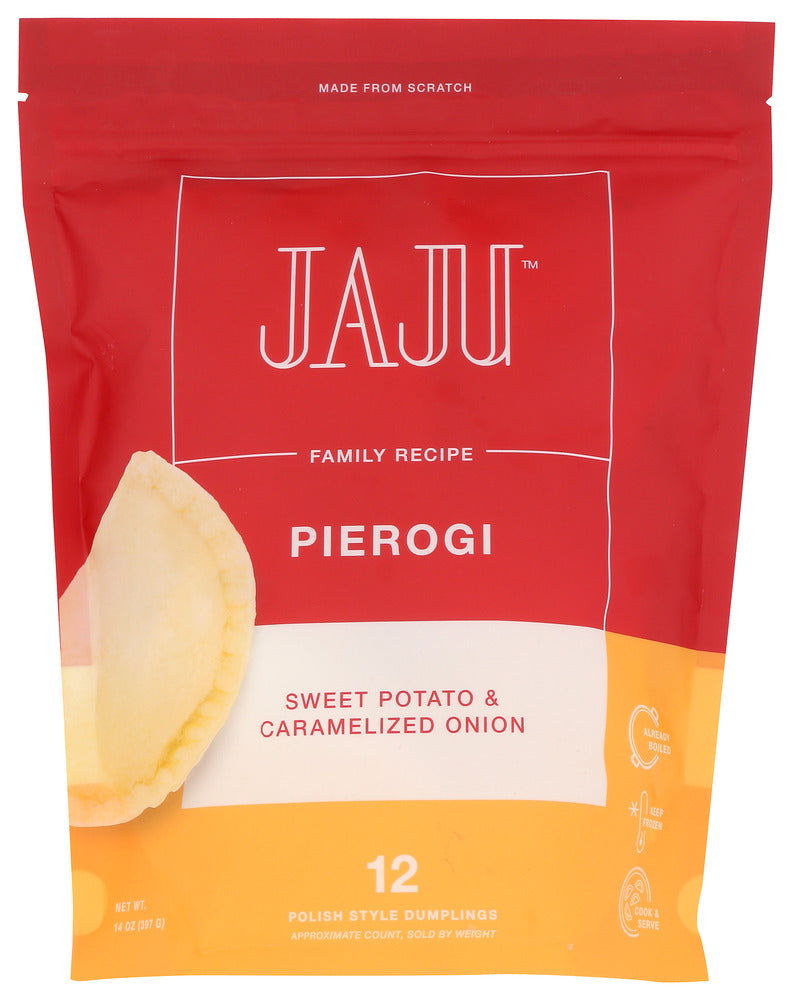 JAJU: Sweet Potato And Caramelized Onion Pierogi, 14 oz - #tag1# - #tag2#
