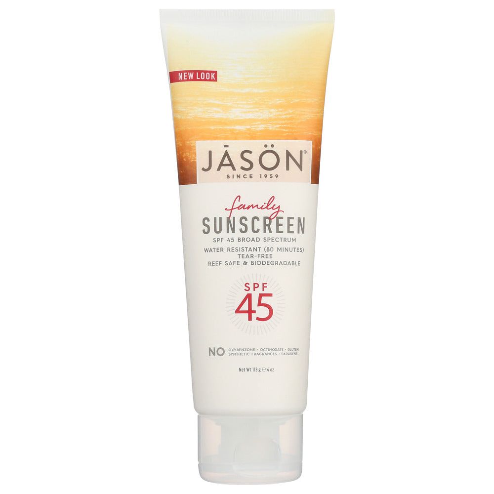 JASON: Family Sunscreen SPF 45, 4 oz - #tag1# - #tag2#