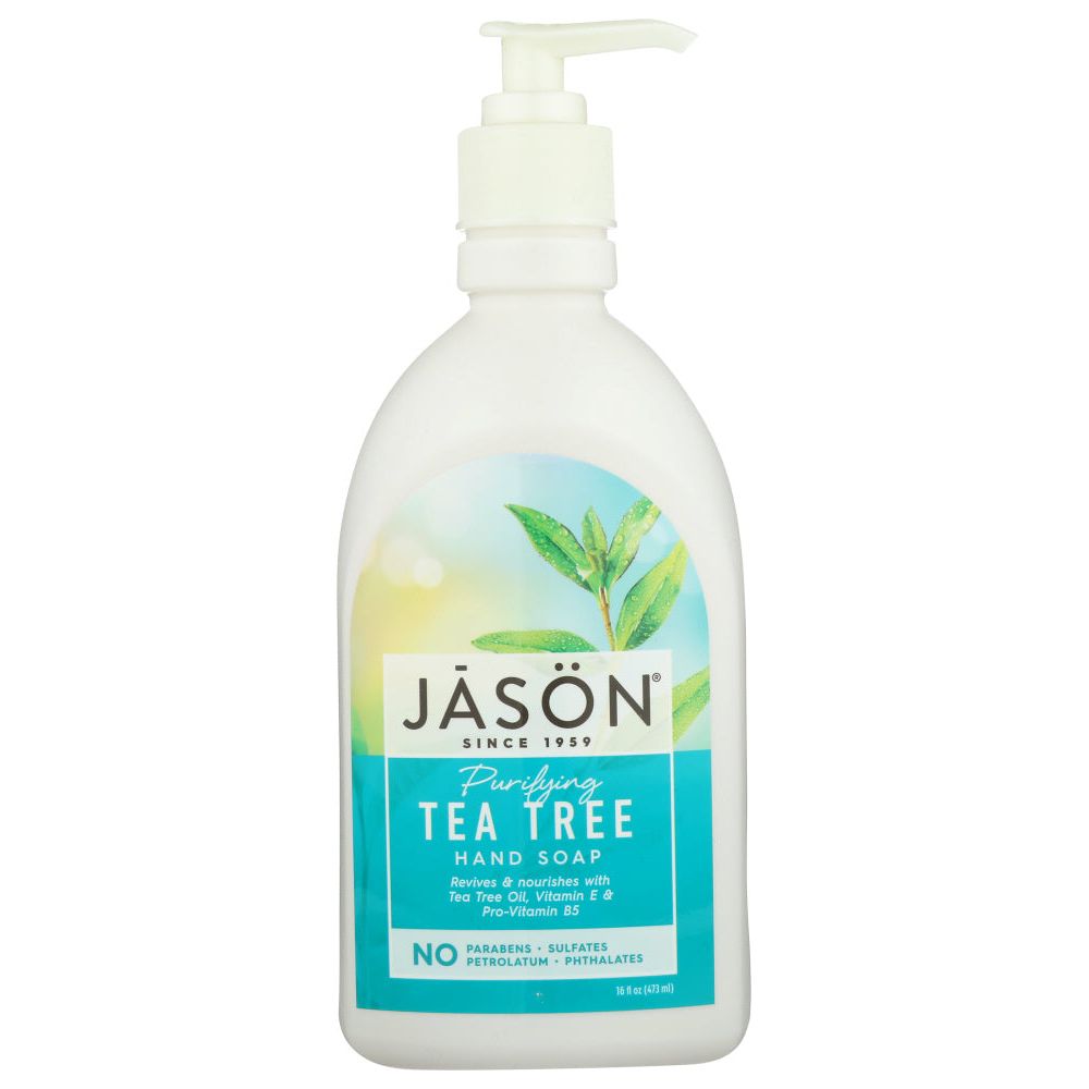 JASON: Hand Soap Purifying Tea Tree, 16 oz - #tag1# - #tag2#