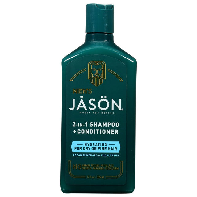 JASON: Hydrating 2 In 1 Shampoo Plus Conditioner, 12 oz - #tag1# - #tag2#