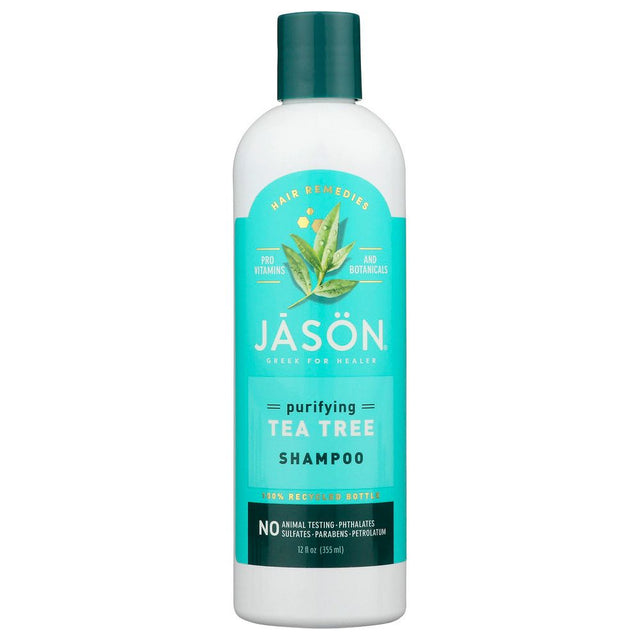 JASON: Purifying Tea Tree Shampoo, 12 oz - #tag1# - #tag2#