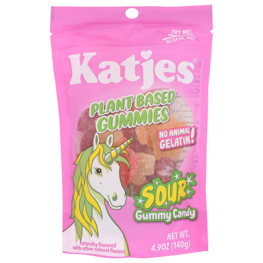 KATJES: Plant Based Sour Gummies, 4.9 oz - #tag1# - #tag2#