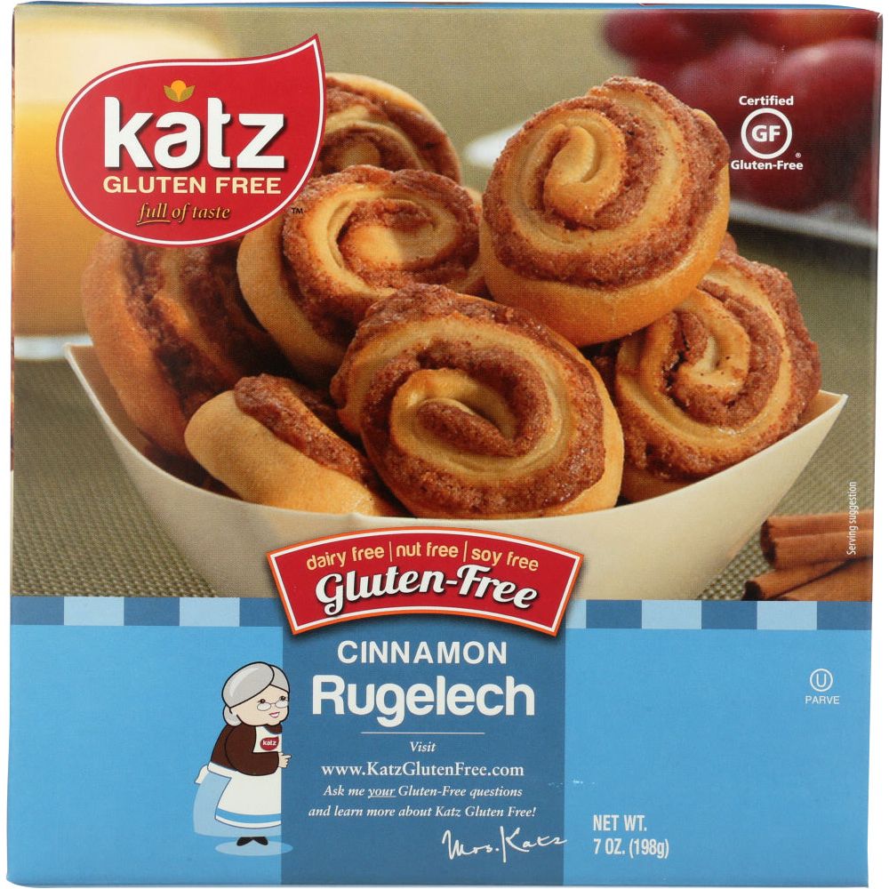 KATZ: Gluten Free Cinnamon Rugelech, 7 oz - #tag1# - #tag2#