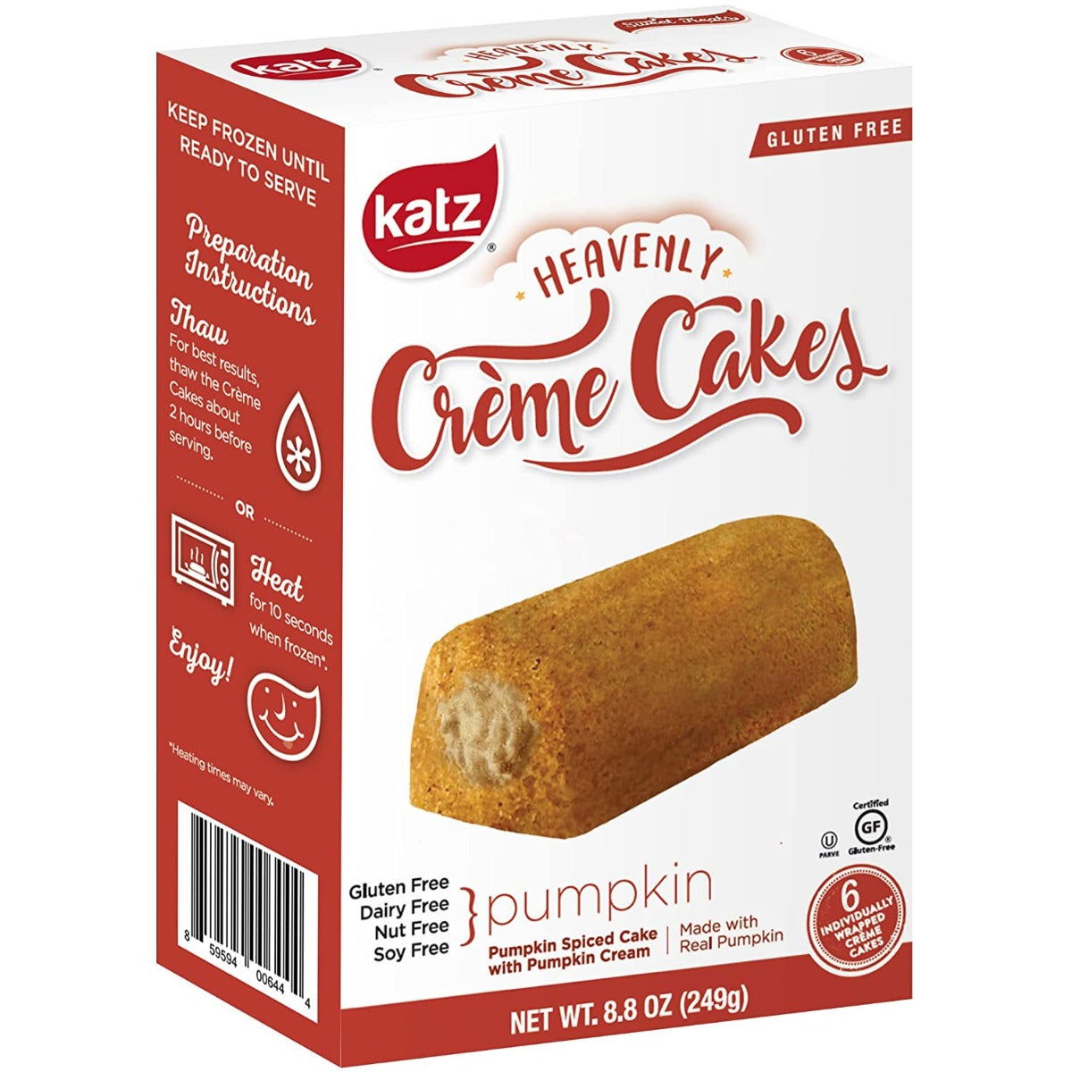 KATZ: Pumpkin Spice Creme Cakes, 8.8 oz - #tag1# - #tag2#