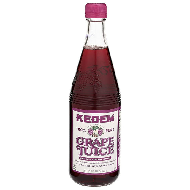 KEDEM: Juice Concord Lite Grape, 22 oz - #tag1# - #tag2#