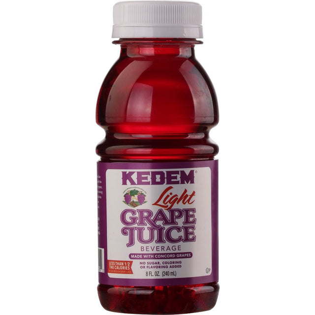 KEDEM: Juice Light Concord Grape, 8 FO - #tag1# - #tag2#