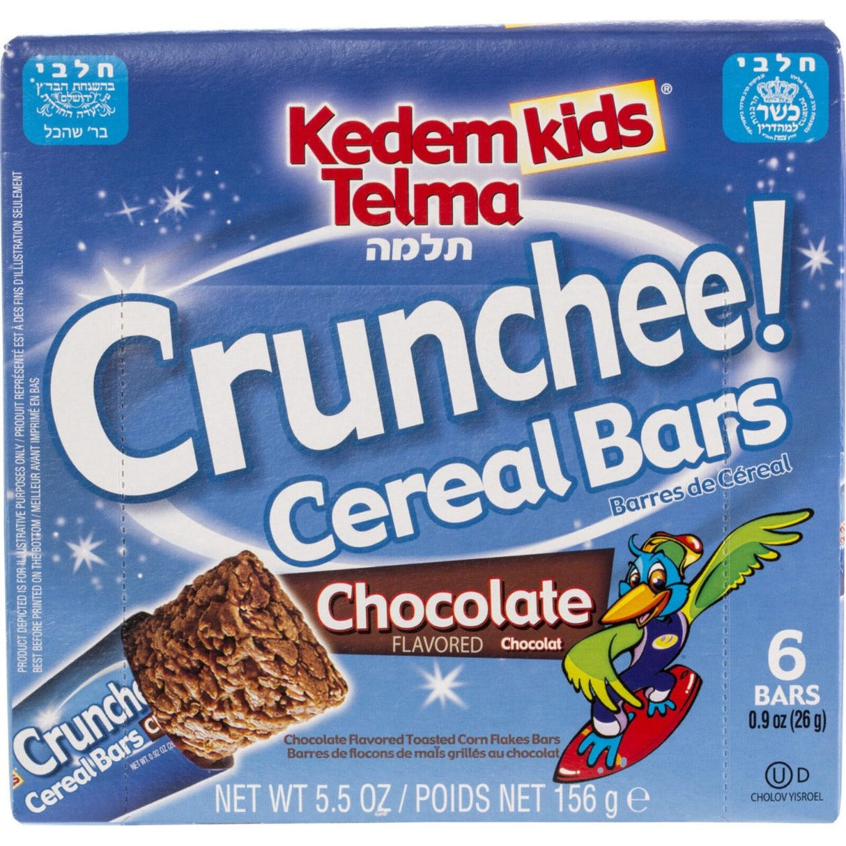 KEDEM: Telma Chocolate Flavored Crunchee Cereal Bars, 5.5 oz - #tag1# - #tag2#
