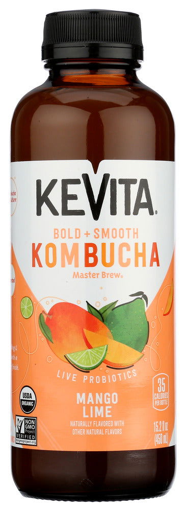 KEVITA: Kombucha Mango Lime, 15.2 fo - #tag1# - #tag2#