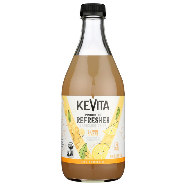 KEVITA: Lemon Ginger Sparkling Probiotic, 40 fo - #tag1# - #tag2#