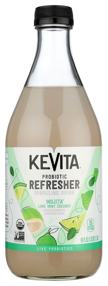 KEVITA: Mojita Lime Mint Coconut Sparkling Probiotic, 40 fo - #tag1# - #tag2#