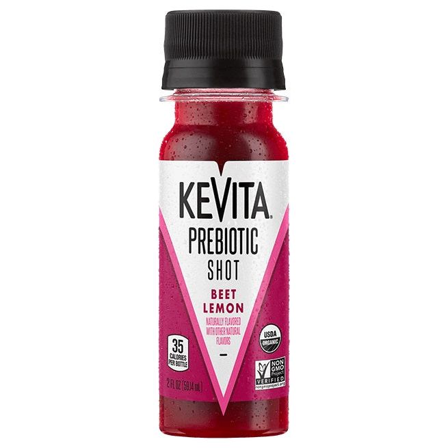 KEVITA: Prebiotic Shot Beet Lemon, 2 oz - #tag1# - #tag2#