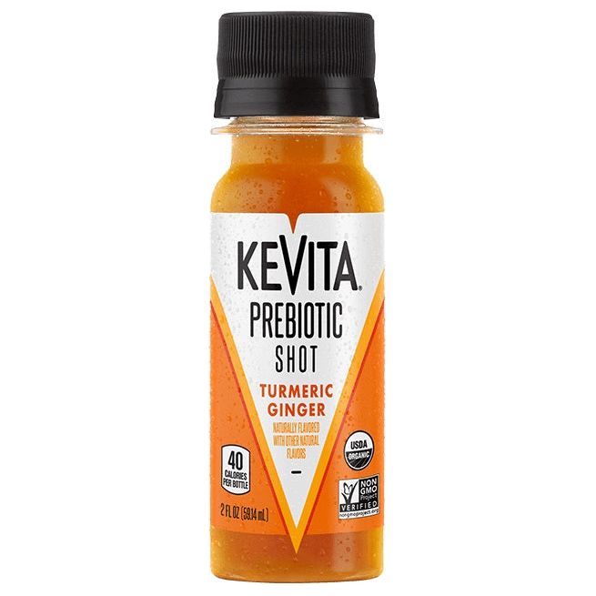KEVITA: Prebiotic Shot Turmeric Ginger, 2 oz - #tag1# - #tag2#