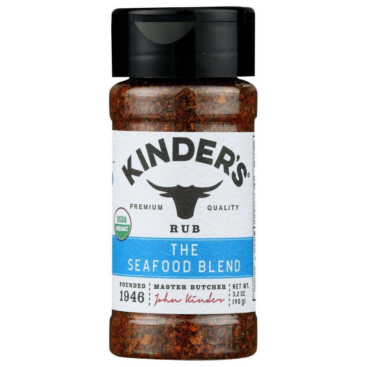 KINDERS: Seasoning Seafood Bld Org, 3.2 OZ - #tag1# - #tag2#