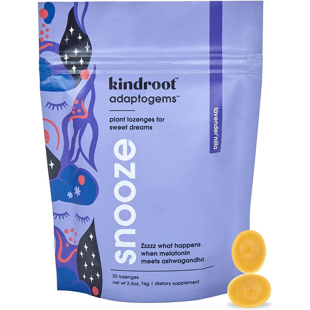 KINDROOT: Lozenges Snooze For Sleep, 2.6 OZ - #tag1# - #tag2#