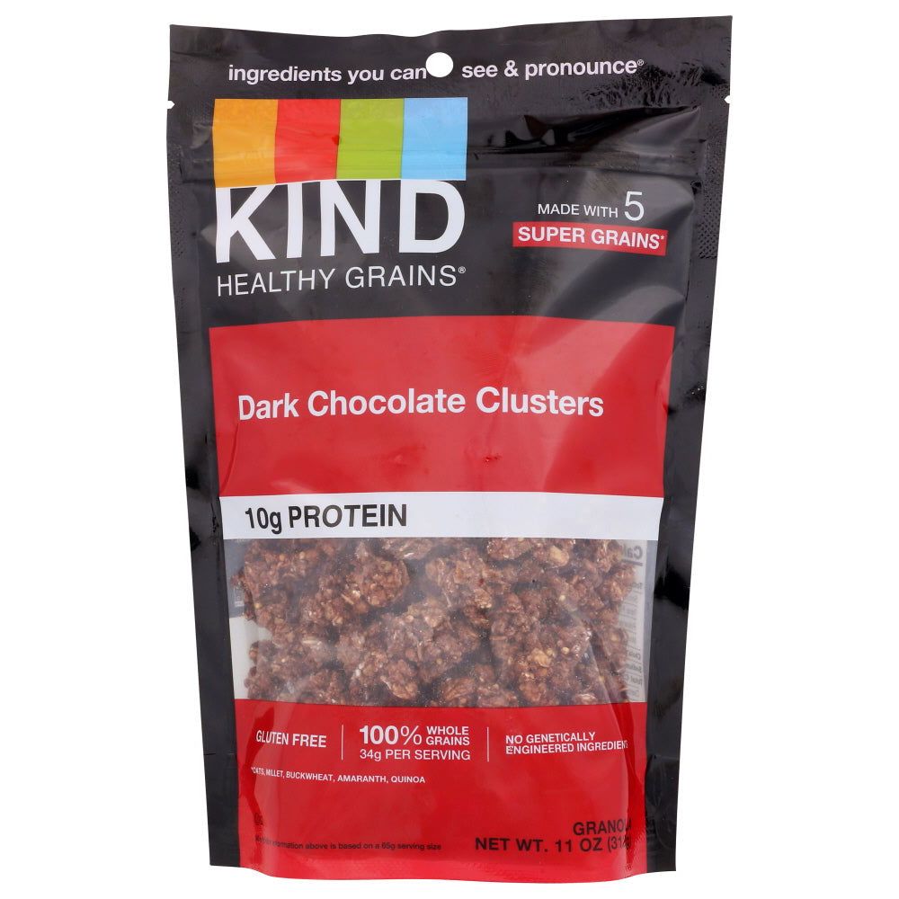 KIND: Dark Chocolate Whole Grain Clusters, 11 oz - Sunshine Co Op. - #tag1# - #tag2# - #tag3# - #tag4#