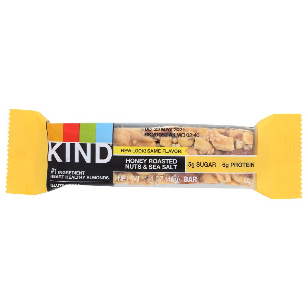 KIND: Honey Roasted Nuts And Sea Salt Bar, 1.4 oz - #tag1# - #tag2#