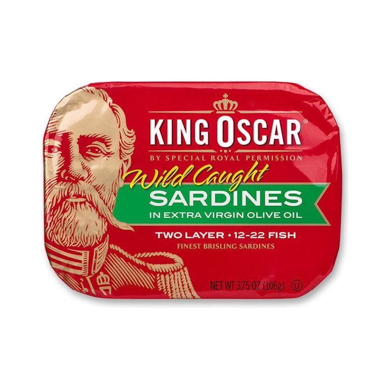 KING OSCAR: Sardines Brisling Ooil, 3.75 oz - #tag1# - #tag2#