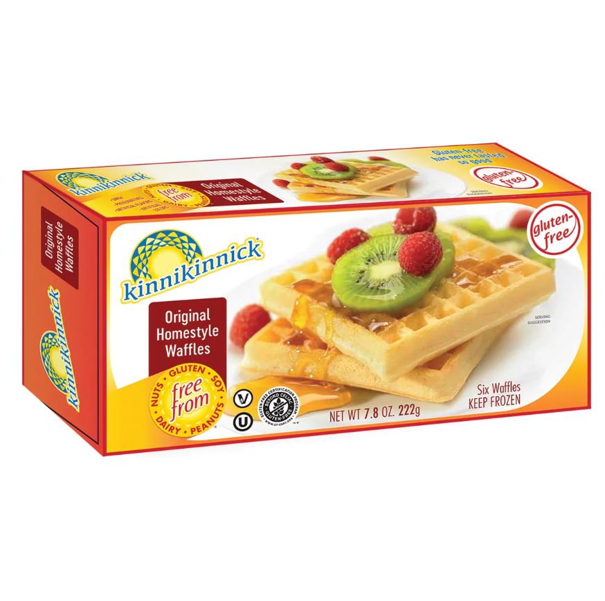 KINNIKINNICK: Original Homestyle Waffles, 7.8 oz - #tag1# - #tag2#