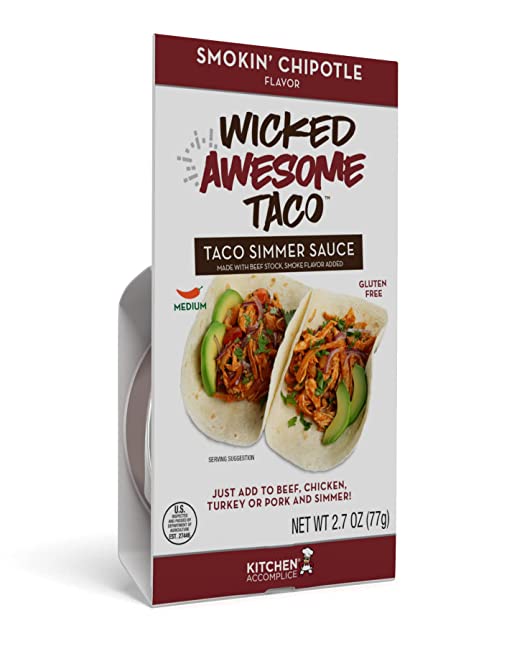 KITCHEN ACCOMPLICE: Sauce Simmr Taco Chipotle, 2.7 oz - #tag1# - #tag2#