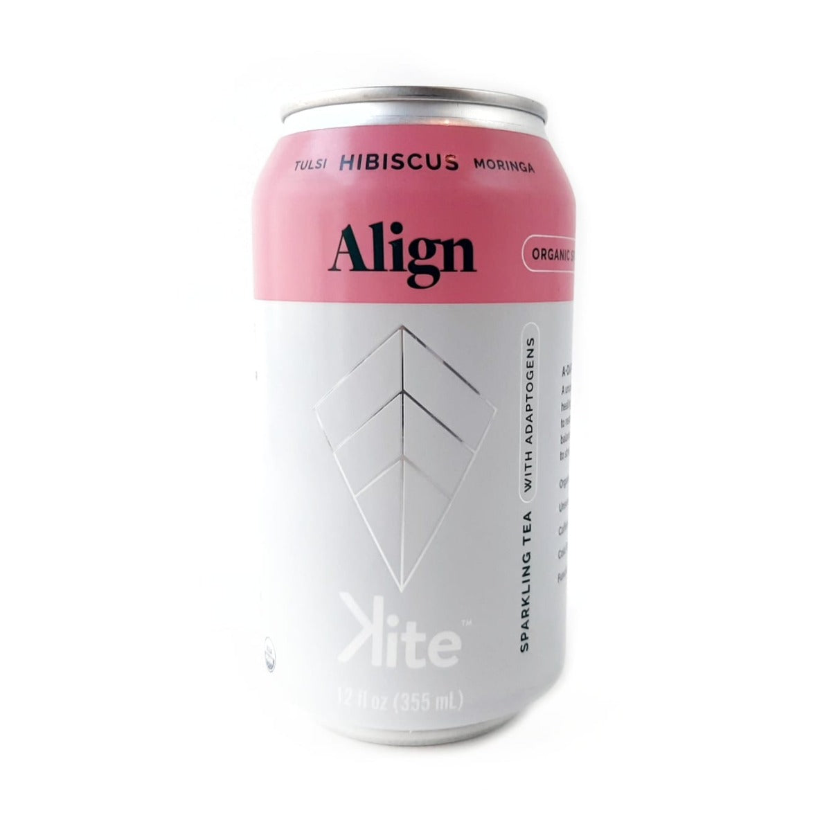 KITE: Tulsi Hibiscus Align Sparkling Adaptogenic Tea, 12 fo - #tag1# - #tag2#