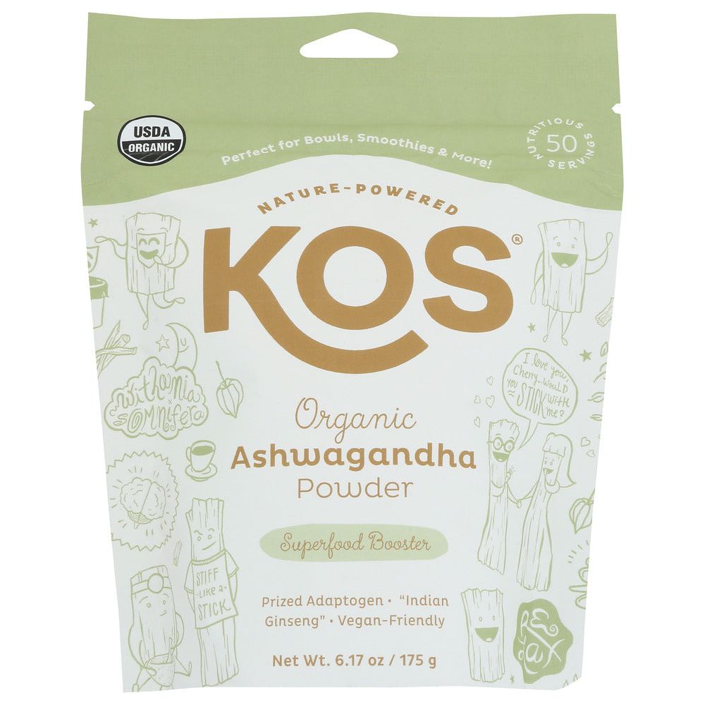 KOS: Superfood Ashwagndha Pwd, 6.2 OZ - #tag1# - #tag2#