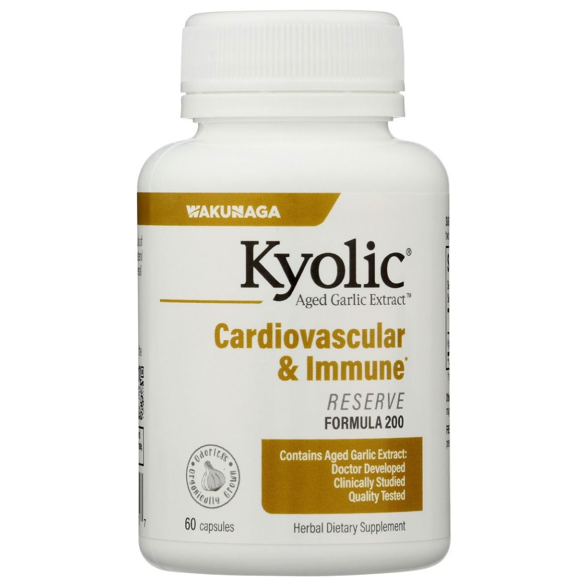 KYOLIC: Aged Garlic Extract Cardiovascular Extra Strength Reserve, 60 Capsules - Sunshine Co Op. - #tag1# - #tag2# - #tag3# - #tag4#