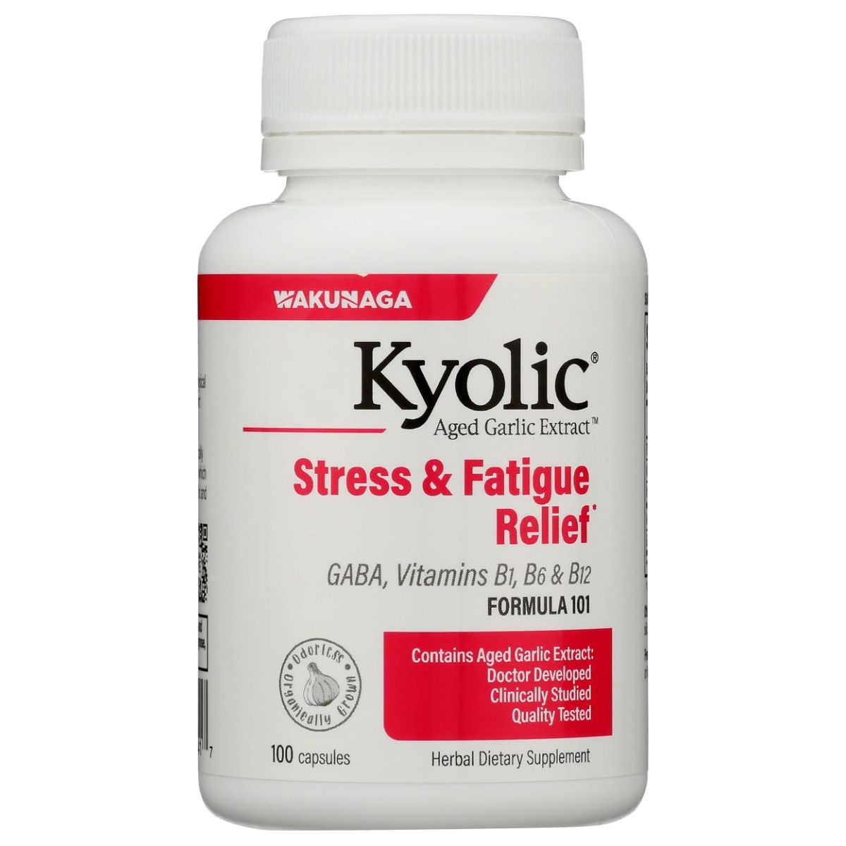 KYOLIC: Aged Garlic Extract Stress and Fatigue Relief Formula 101, 100 Capsules - #tag1# - #tag2#