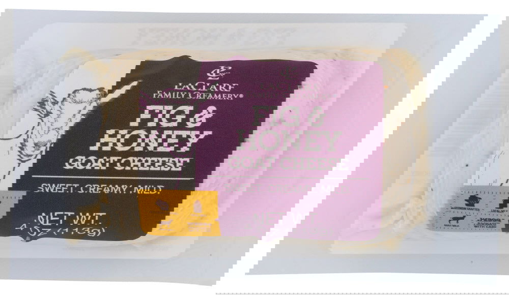 LACLARE FARMS: Chs Goat Fig N Honey Log, 4 oz - #tag1# - #tag2#