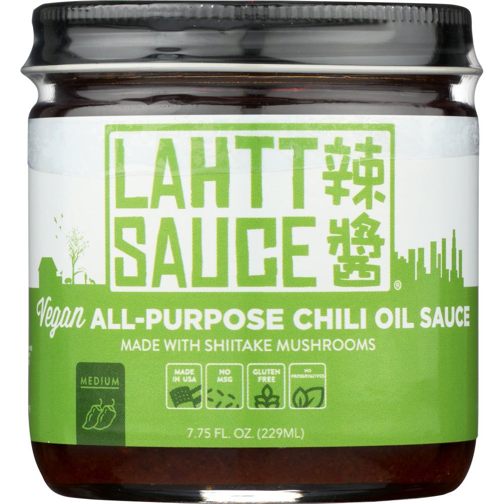 LAHTT SAUCE: Vegan All Purpose Chili Oil Sauce, 7.75 oz - #tag1# - #tag2#
