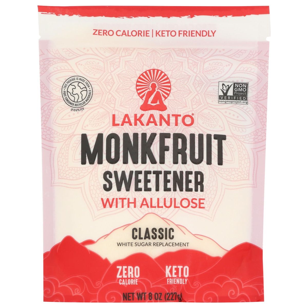 LAKANTO: Classic Monkfruit Sweetener With Allulose, 8 oz - #tag1# - #tag2#