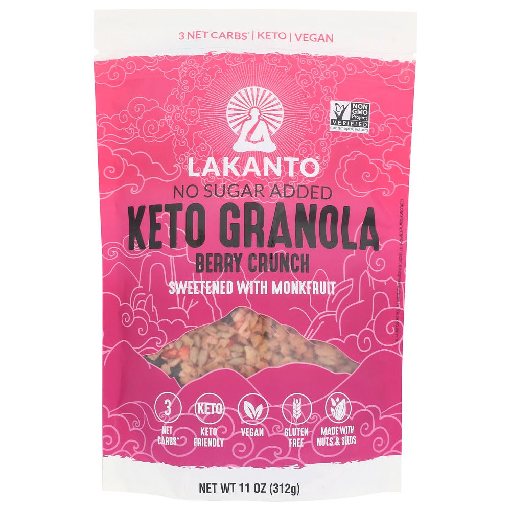 LAKANTO: Granola Berry Crnch Keto, 11 oz - #tag1# - #tag2#