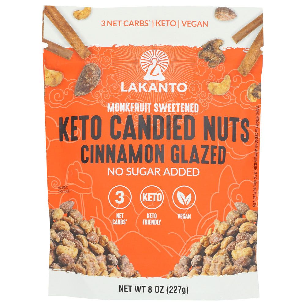 LAKANTO: Nuts Candied Cinmn Glzd, 8 oz - #tag1# - #tag2#