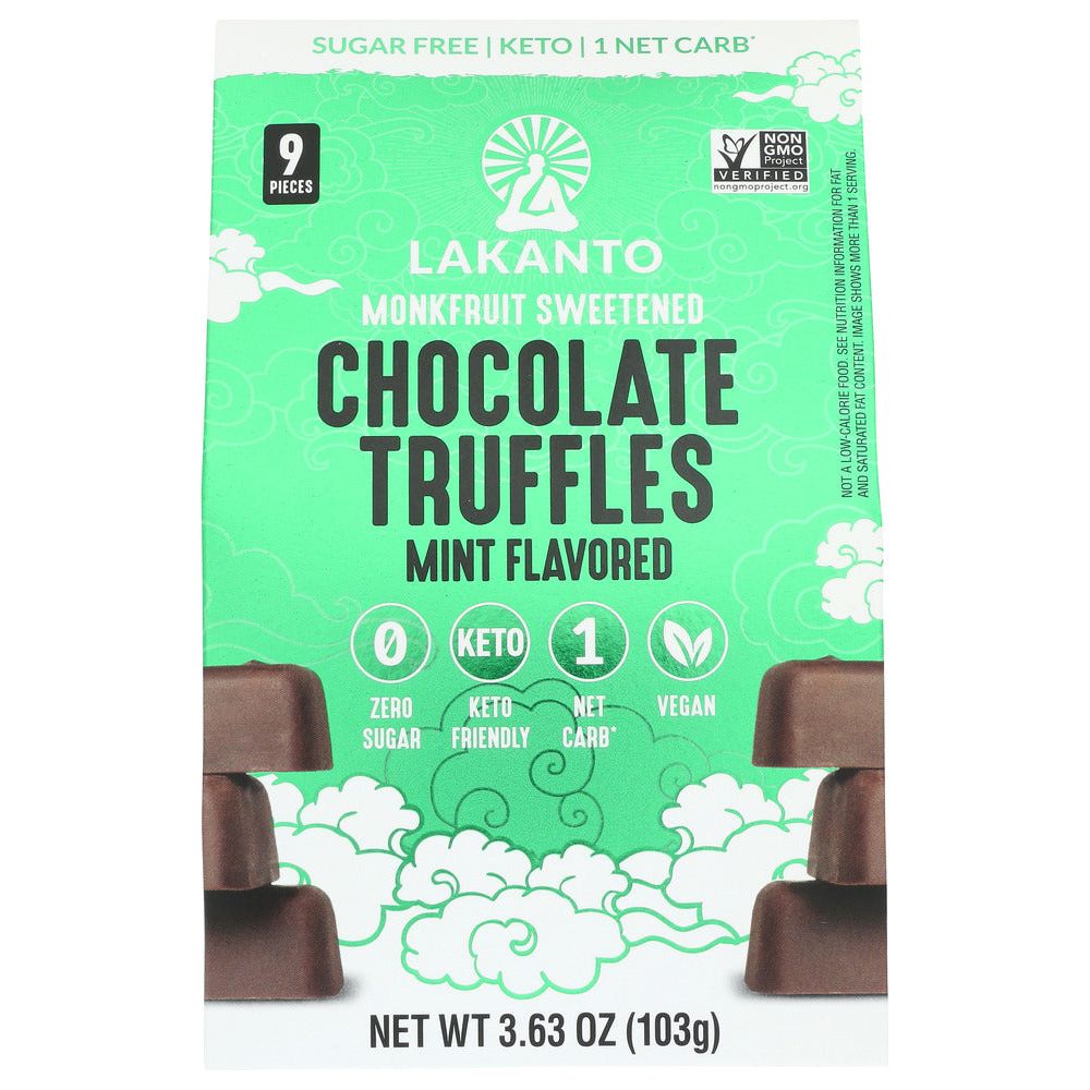 LAKANTO: Truffles Choc Mint Flvr, 3.63 oz - #tag1# - #tag2#