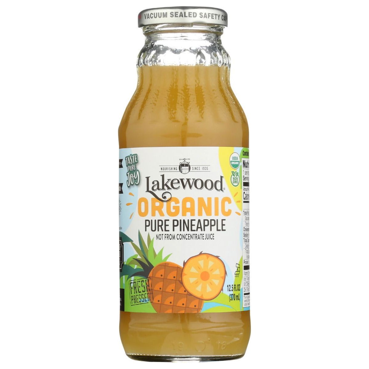 LAKEWOOD: Juice Pineapple Pure Fruit Organic, 12.5 fo - Sunshine Co Op. - #tag1# - #tag2# - #tag3# - #tag4#