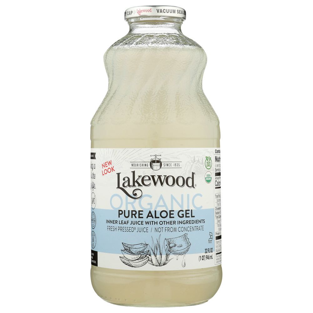 LAKEWOOD: Organic Pure Aloe Gel, 32 oz - #tag1# - #tag2#