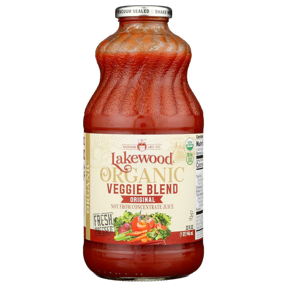 LAKEWOOD: Organic Super Veggie Juice Blend Original, 32 oz - #tag1# - #tag2#
