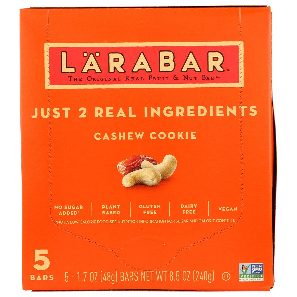 LARABAR: Cashew Cookie 5 Count Bars, 8.5 oz - #tag1# - #tag2#