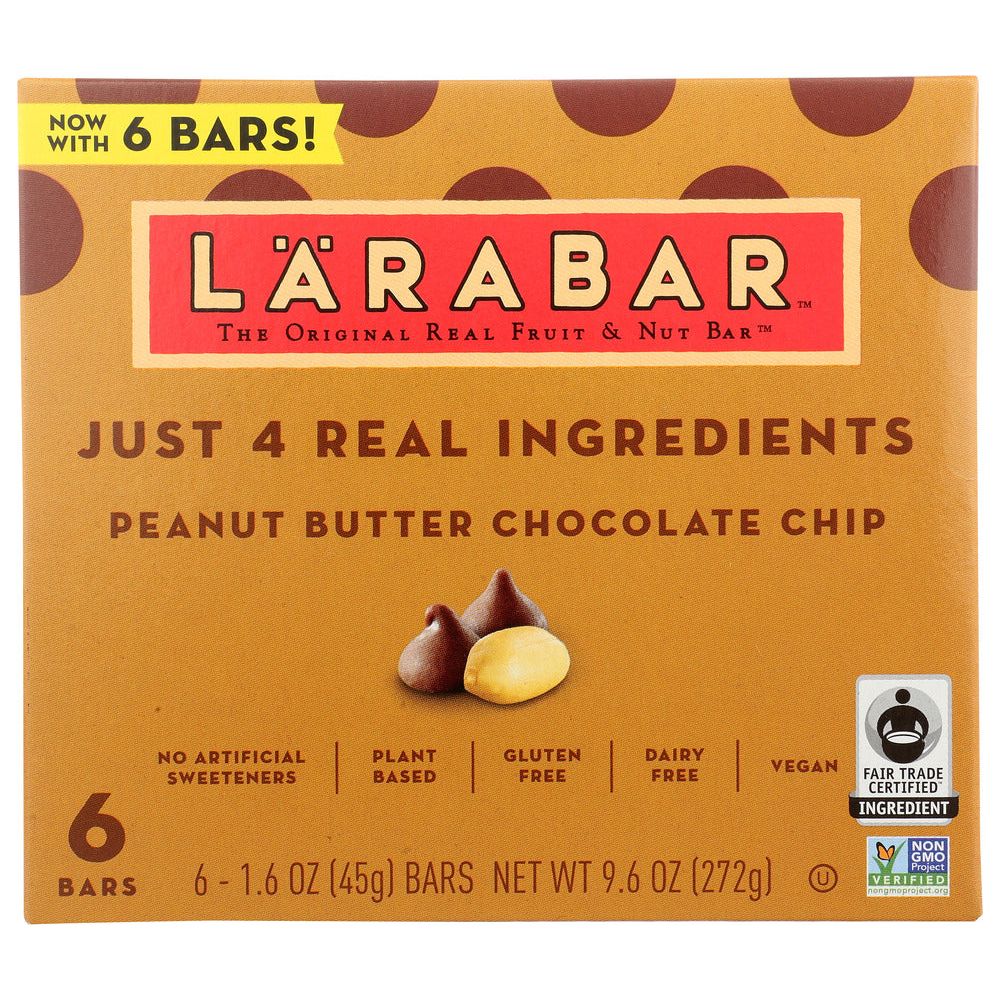 LARABAR: Peanut Butter Chocolate Chip 6 Bars, 9.6 oz - #tag1# - #tag2#