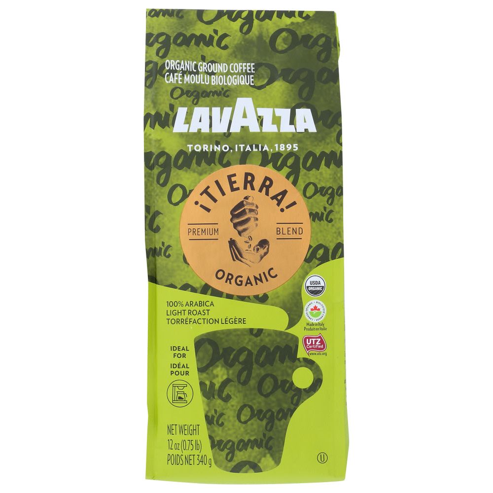 LAVAZZA: Organic Tierra Ground Coffee, 12 oz - #tag1# - #tag2#