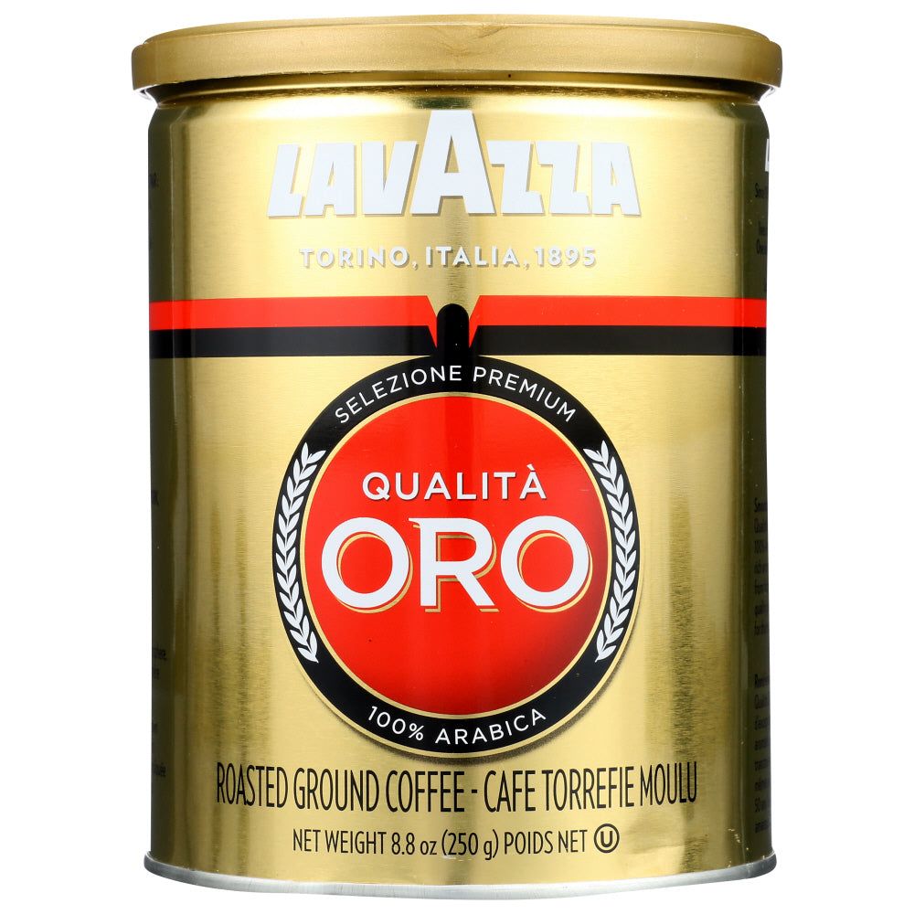 LAVAZZA: Qualita Oro Roasted Ground Coffee Can, 8.80 oz - #tag1# - #tag2#