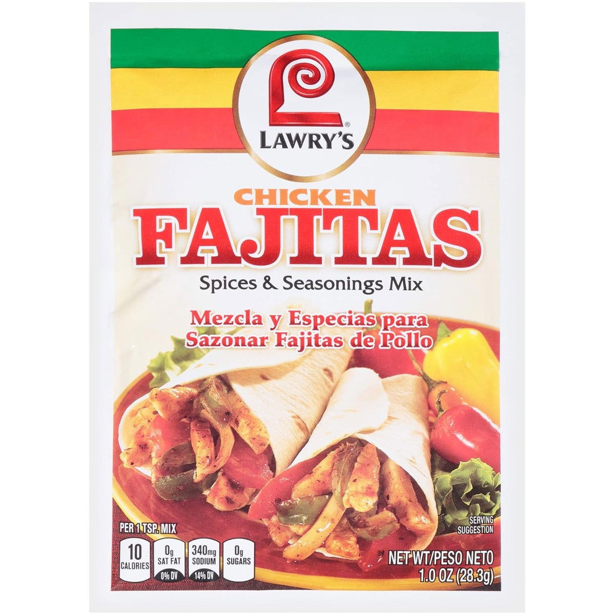 LAWRYS: Mix Ssnng Fajita Chckn, 1 oz - #tag1# - #tag2#