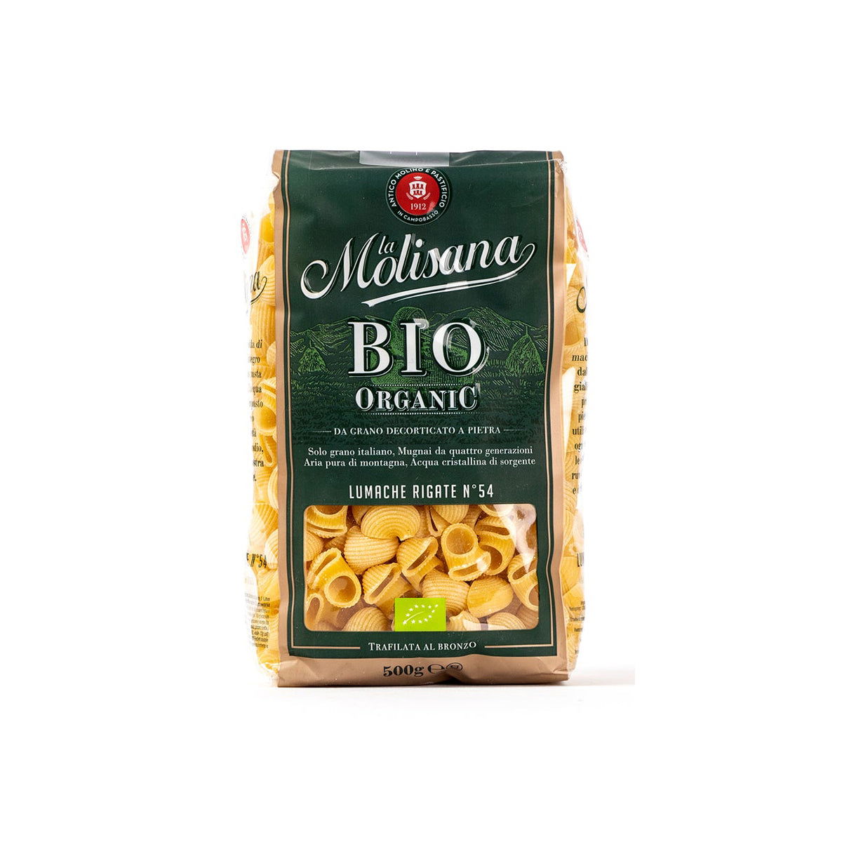 LA MOLISANA: Organic Lumache Rigate Pasta, 1.1 lb - #tag1# - #tag2#
