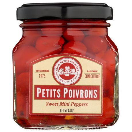 LES TROIS PETITS: Sweet Mini Peppers, 4.3 oz - #tag1# - #tag2#