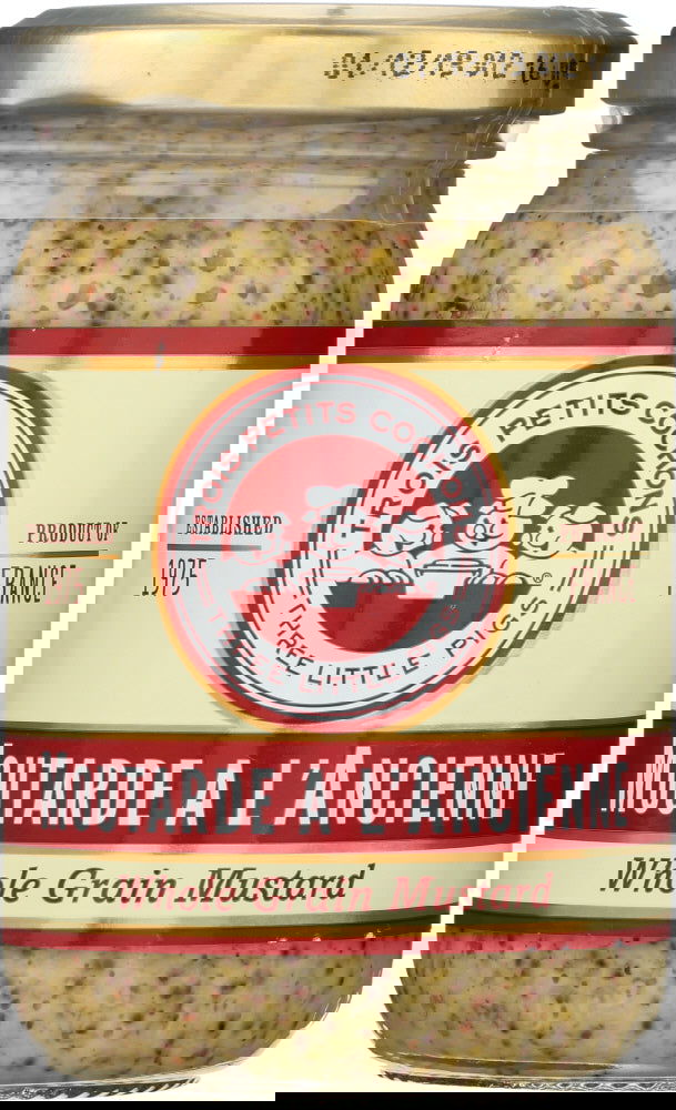 LES TROIS PETITS: Whole Grain Mustard, 7 oz - #tag1# - #tag2#