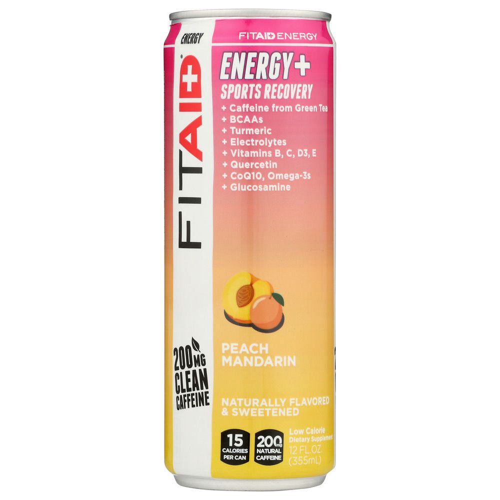LIFEAID BEVERAGE: Fitaid Energy Peach Mandarin, 12 fo - #tag1# - #tag2#